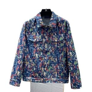 Louis Vuitton printed denim jacket