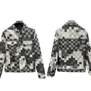 LV Checkerboard Denim Jacket