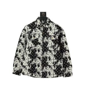 LV classic black and white printed jacket