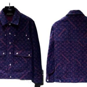 LV Classic Print Denim Jacket