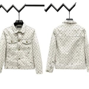 LV classic printed denim jacket