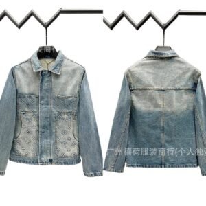 LV denim trendy brand style coat