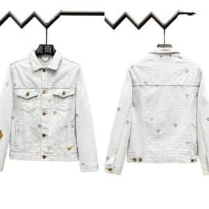 LV Light - colored Trendy Brand Jacket of the Denim Series