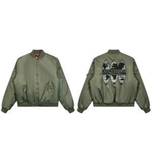 Stussy 80 - 20 Retro Style Military Green Jacket