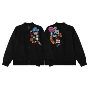 Stussy Badge Style Black Jacket
