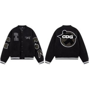 Stussy trendy and cool style black jacket