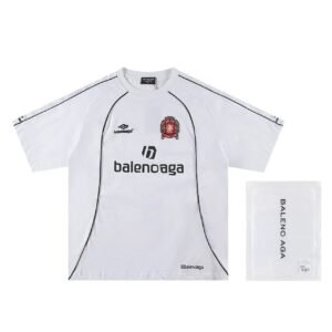 Balenciaga retro-style white T-shirt