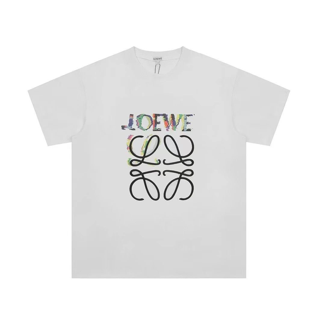 LOEWE Printed Trendy Brand Style T-shirt