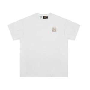 LOEWE minimalist style white T-shirt