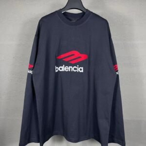 Balenciaga casual style black long-sleeve