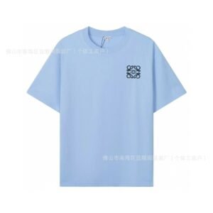 LOEWE minimalist light blue T-shirt