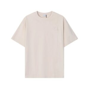 Dior minimalist style off-white T-shirt