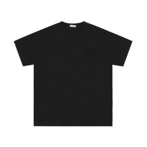 LOEWE minimalist style black T-shirt