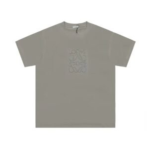 LOEWE Simple Grey Short-sleeve T-shirt