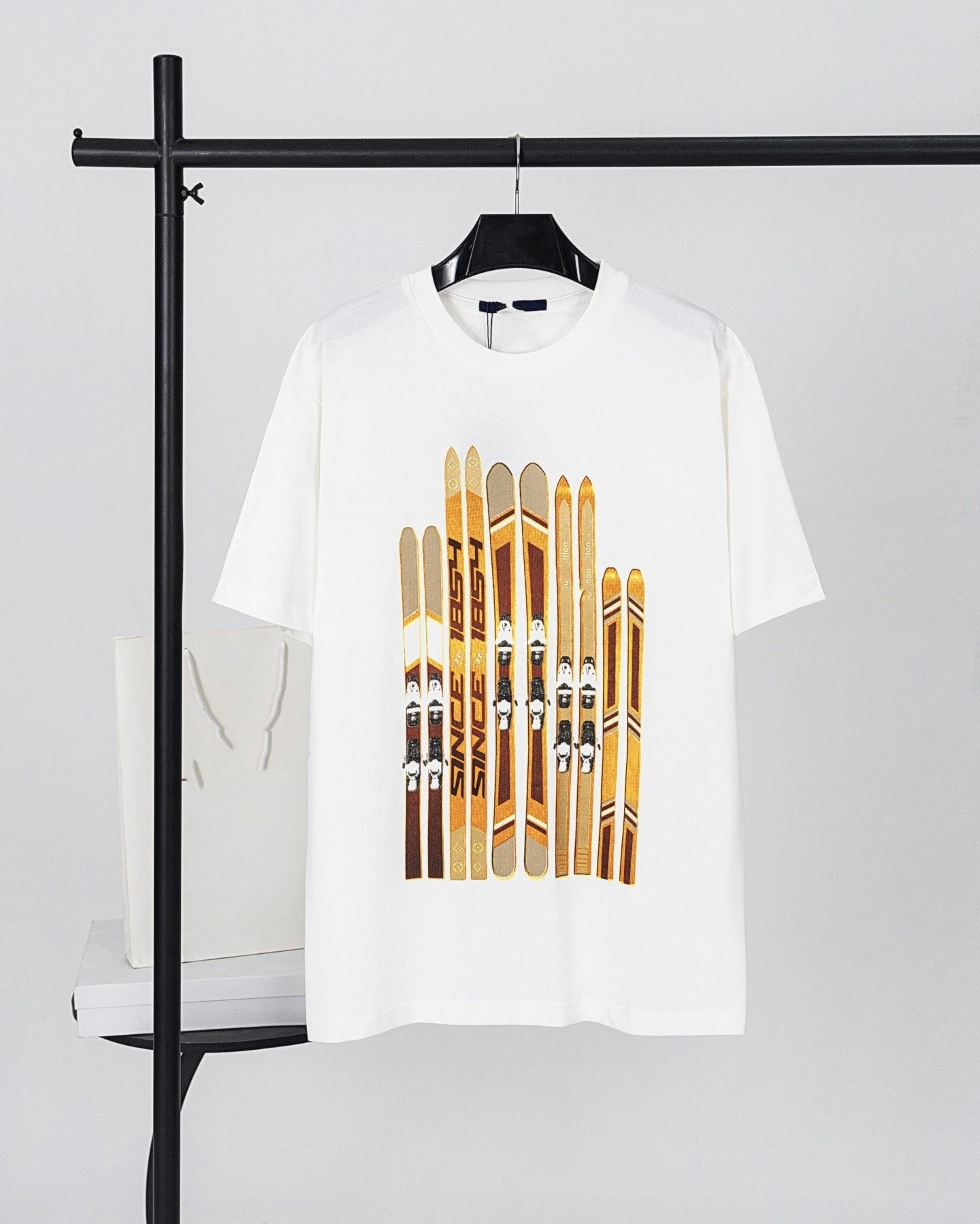 Louis Vuitton Ski Style White T-shirt