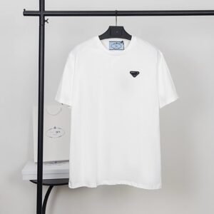 Prada minimalist style white T-shirt