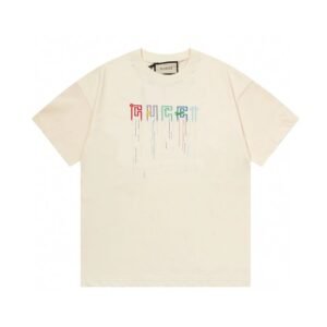 Gucci Graffiti Style Beige T - Shirt