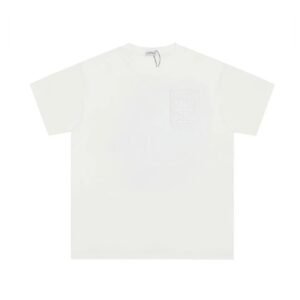 LOEWE minimalist style white T-shirt