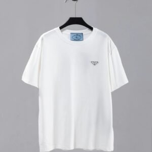 Prada minimalist style white T-shirt