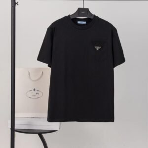 Prada basic simple black T-shirt