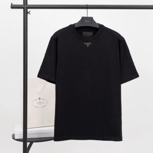 Prada minimalist style black T-shirt