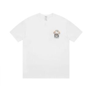 LOEWE Cartoon Style White T-shirt
