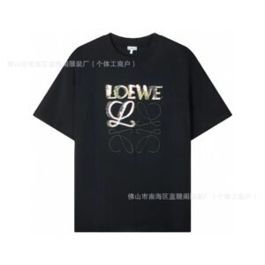LOEWE Printed Trendy Black T-shirt