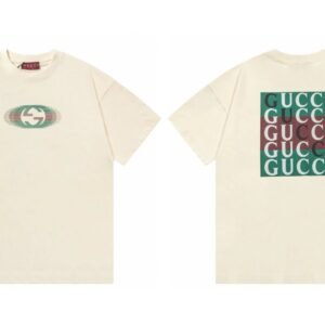 Gucci retro-style beige T-shirt