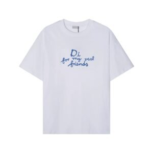 Dior alphabet - printed white T - shirt