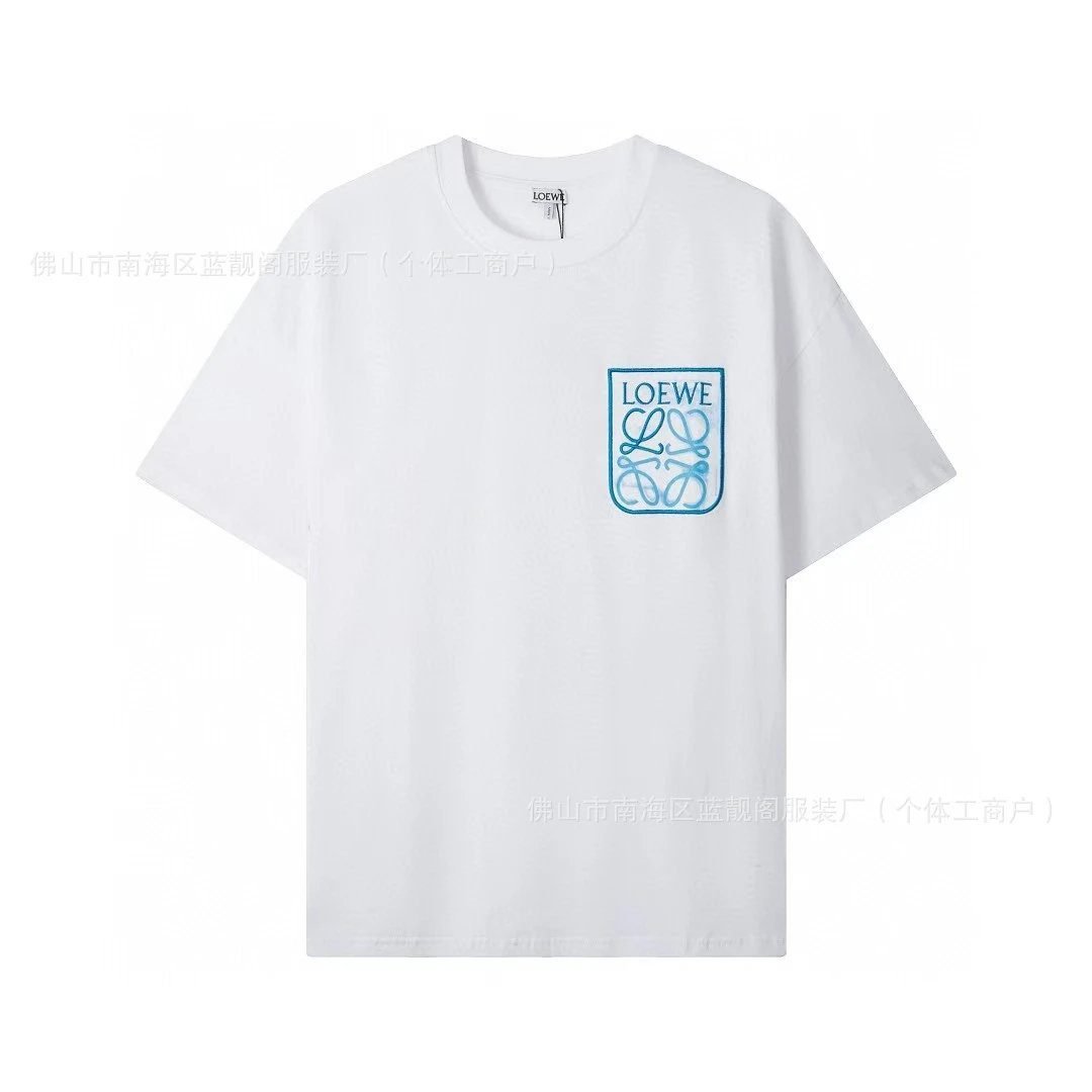 LOEWE simple style white T-shirt