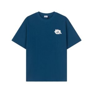 Dior classic simple style navy blue T-shirt