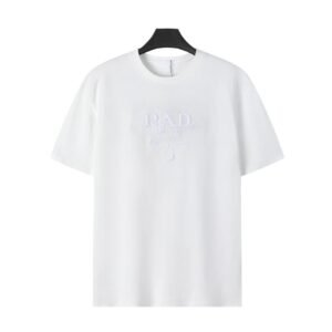 Prada minimalist style white T-shirt
