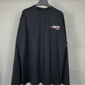 Balenciaga minimalist style black sweatshirt