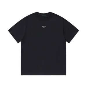 Prada minimalist style black T-shirt