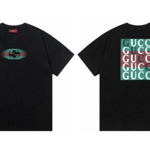 Gucci retro-style black T-shirt