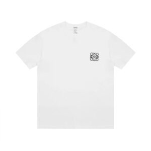 LOEWE basic simple white T-shirt