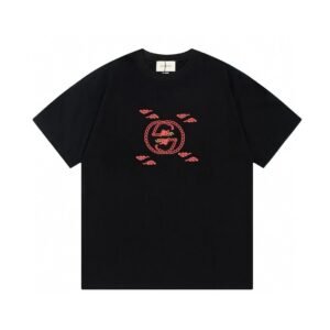 Gucci Chinese-style black T-shirt