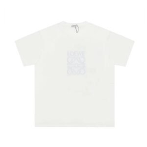 LOEWE minimalist style white T-shirt