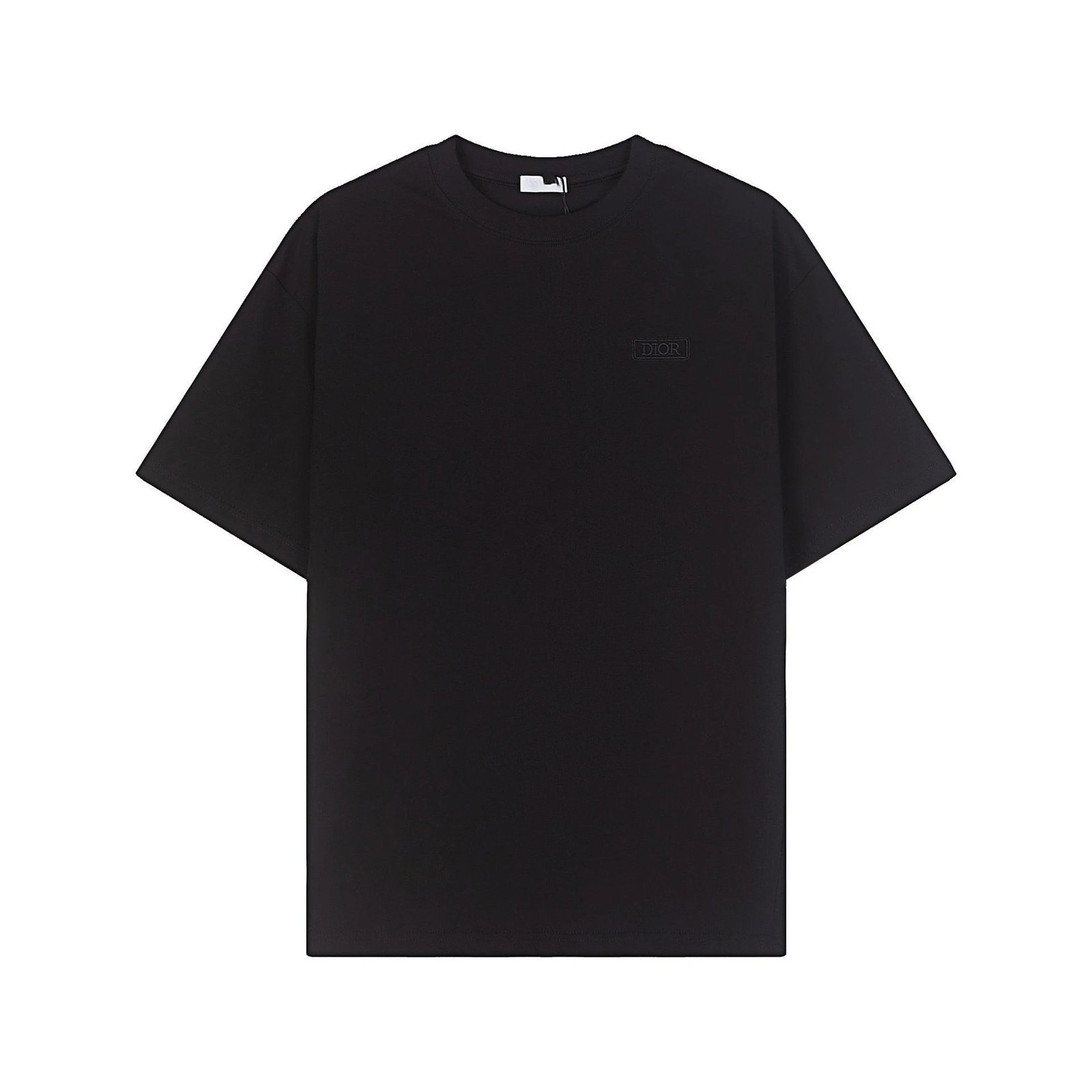 Dior minimalist style black T-shirt
