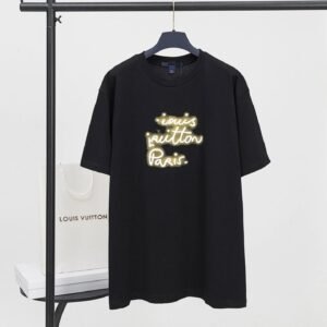 Louis Vuitton Black Trendy and Cool T-shirt