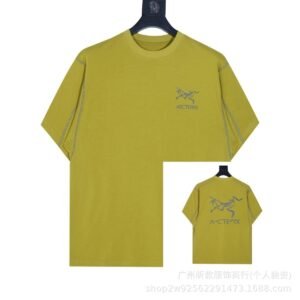 Arcteryx minimalist style yellow-green T-shirt