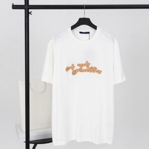 Louis Vuitton white minimalist style T-shirt