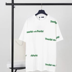 Louis Vuitton letter print style white T-shirt