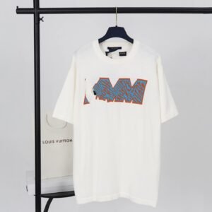 Louis Vuitton printed casual style white T-shirt