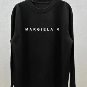 Maison Margiela simple style black long-sleeve