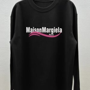 Maison Margiela minimalist black sweatshirt