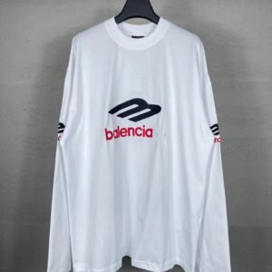Balenciaga lettered sporty white T-shirt