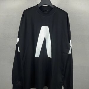 Balenciaga minimalist black sweatshirt