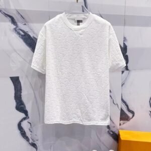 Dior Jacquard Fashion White T-shirt