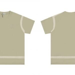 LOEWE Basic Simple Style Khaki T-shirt